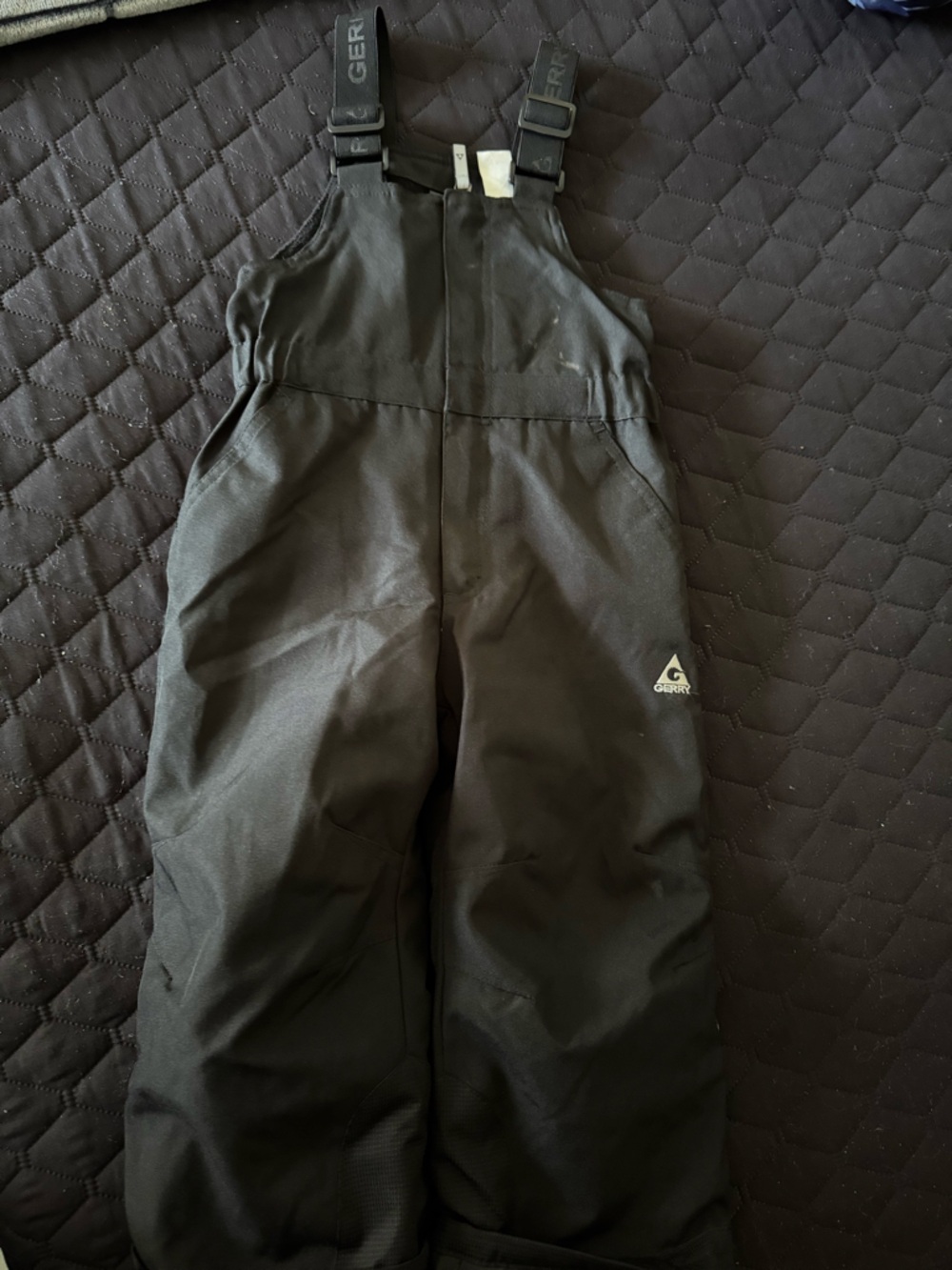 Gerry  Black Quilted Overall snow clothing